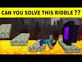 CAN YOU SOLVE THIS MINECRAFT RIDDLE ??? | Challenge #1