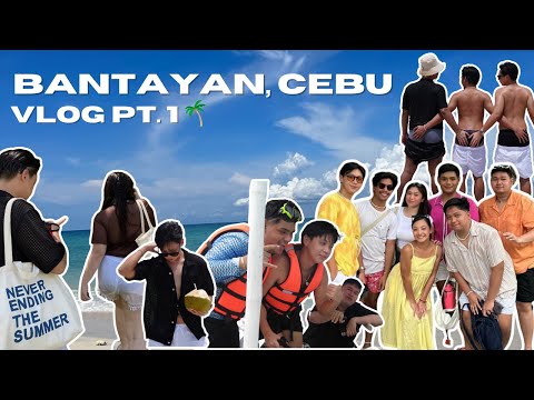 VLOG: Bantayan Cebu w/ Friends!  Pt.1 🌴☀️