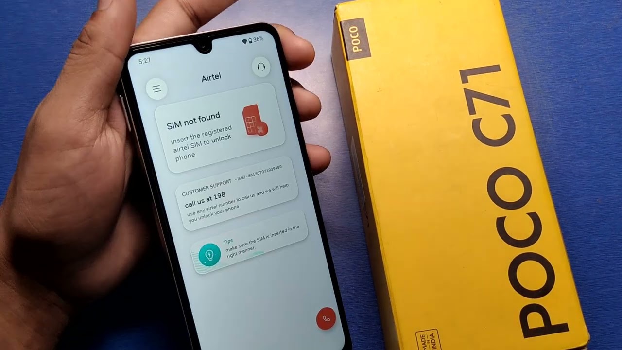 Poco C71 — что такое эксклюзив от Airtel?