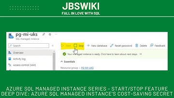 Azure SQL Managed Instance Series - Start/Stop feature Deep Dive on Azure SQL Managed Instance