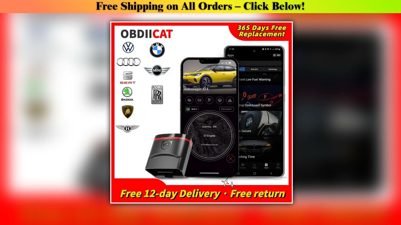 OBDeleven Nextgen obd11 Pro OBD2 Auto Scanner Car Tools Support IOS+Android for