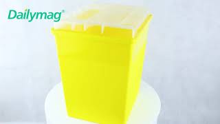 How to use Dailymag DMS-T8 8L medical sharps container