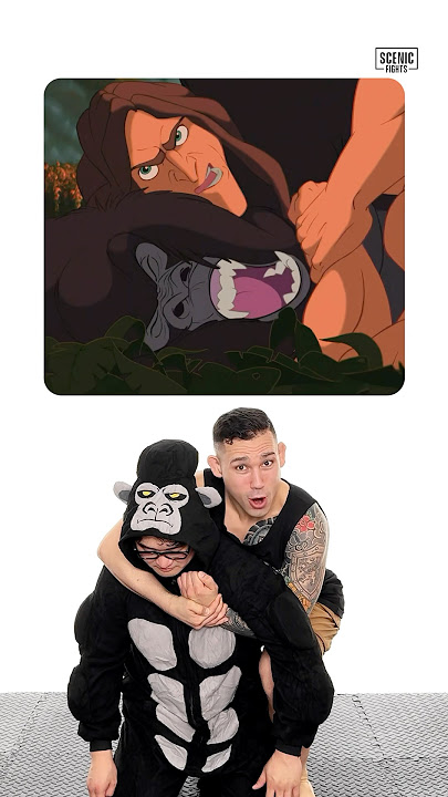 How to Survive a Silverback Gorilla like Tarzan? #shorts