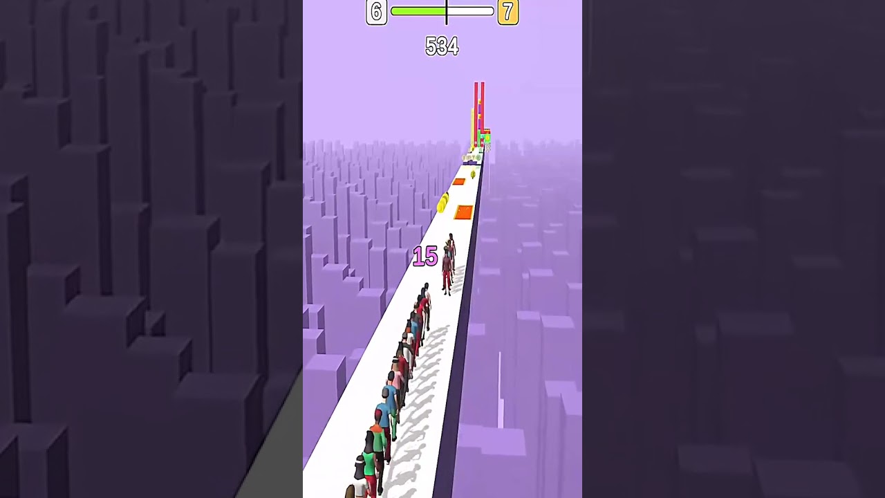 Girl Playing Game Run Funny Game Ios All levels gameplay//Best Funny Game Android, Ios