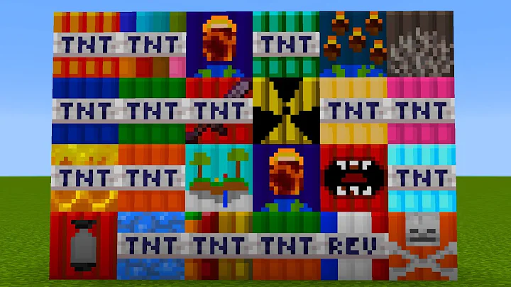Minecraft: MORE TNT MOD (35 CRAZY EXPLOSIONS) - TO...