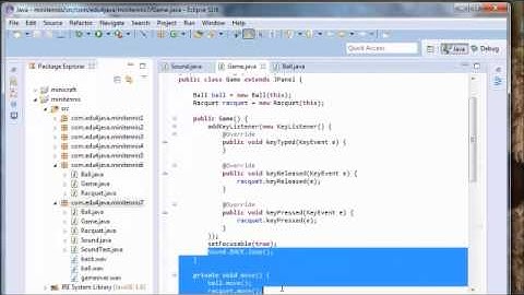Creating a Sound class for our game. Java Game Programming for beginners 8