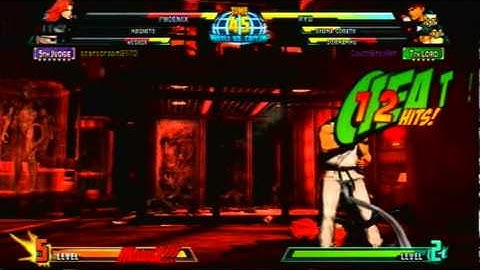 MvC3 (PS3) Ranked Match # Underwater