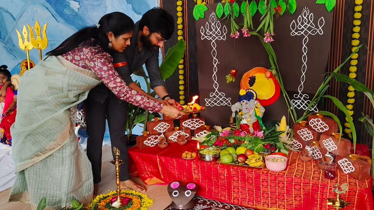 Ganesh Chaturthi with our little ones 
