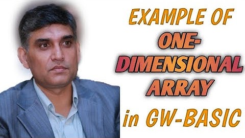 EXAMPLE OF ONE-DIMENSIONAL ARRAY | 1-D Array With Detailed Explanation | PRACTICAL EXAMPLE