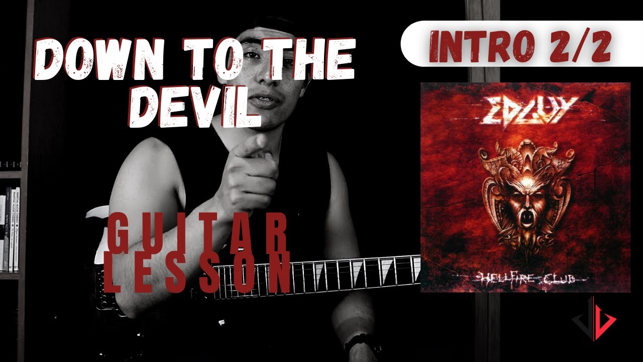 Como tocar DOWN TO THE DEVIL - EDGUY (Guitar Lesson) pt2