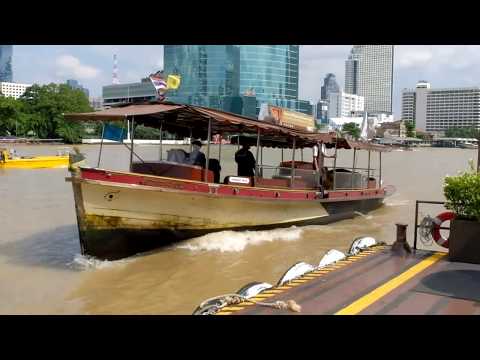 Free Hotel Boats on Chao Phraya River in Bangkok Thailand
