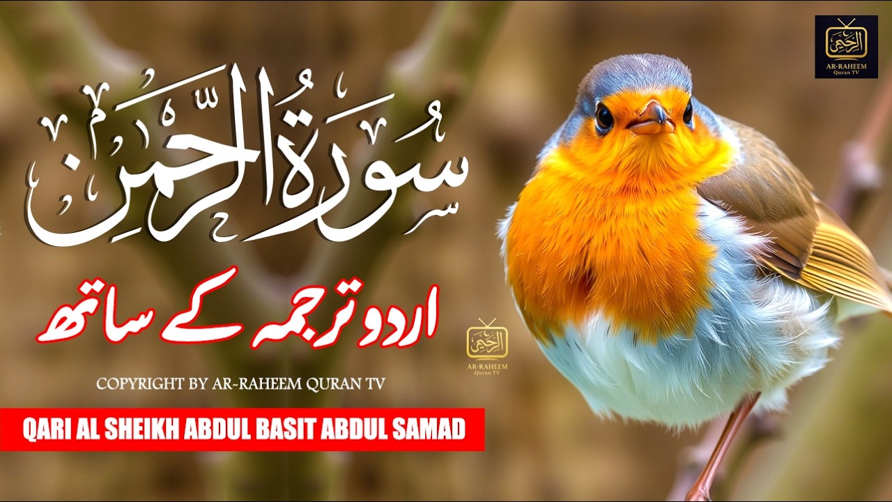 Surah Rahman Urdu Tarjuma k Sath | Qari Al Sheikh Abdul Basit Abdul Samad | Part 4