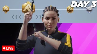 Solo To Diamond - Throwing Knives ONLY (Day 3)