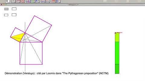 Démonstration du théorème de Pythagore par Euclide