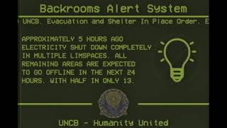 BACKROOMS BLACKOUT - EAS/ANALOG HORROR SCENARIO