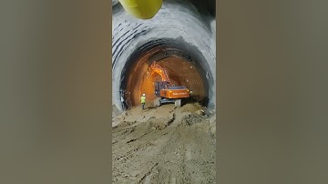 Tunnel Excavation | Rishikesh Karanpryag Railway Project Uttarakhand | RVNL Project | Civil #shorts