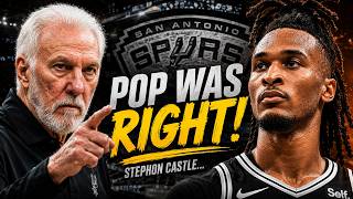 Gregg Popovich Was RIGHT About Stephon Castle 😱  Future Spurs Superstar  NBA Rookie Highlights 2026