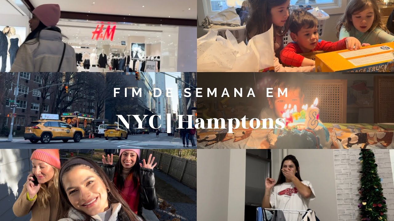 compras, viagem pros hamptons, conversas em inglês, decorações de natal :)