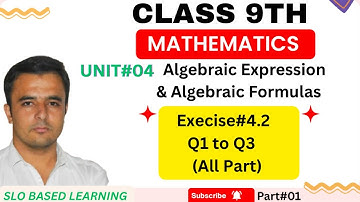 Class 9th Maths Unit 4 Exercise 4.2 | Q1 to Q3 | Find value of Polynomials | #polynomials 