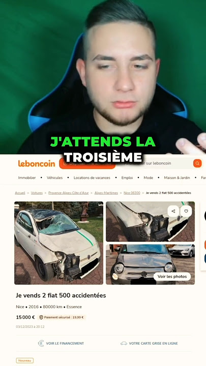 C’est pas bien ! 😅 #fiat #voiture #leboncoin