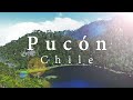 Pucon | Chile | Villarrica | 4k | Drone | National Park | Termas | Waterfall | Volcano