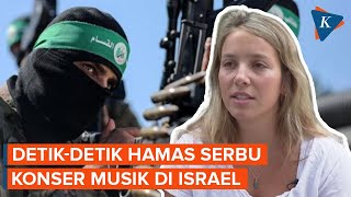 Detik-detik Kelompok Hamas Serbu Konser Musik di Israel