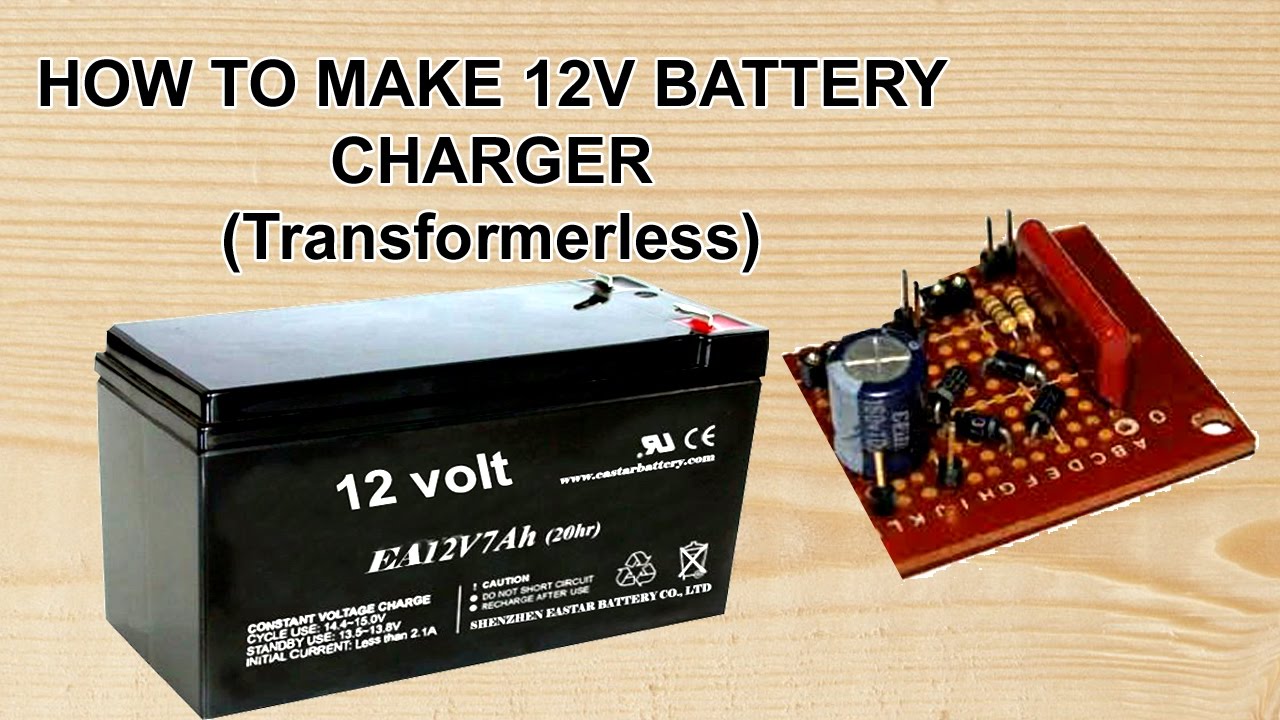 Transformerless Power Supply (12 volt charger) YouTube