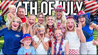 4TH OF JULY ROUTINE! ALL DAY PARTY w/ 10 KiDS!!
