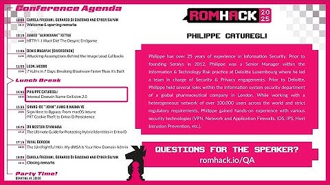 RomHack 2025 - Philippe Caturegli - Internal Domain Name Collision 2.0