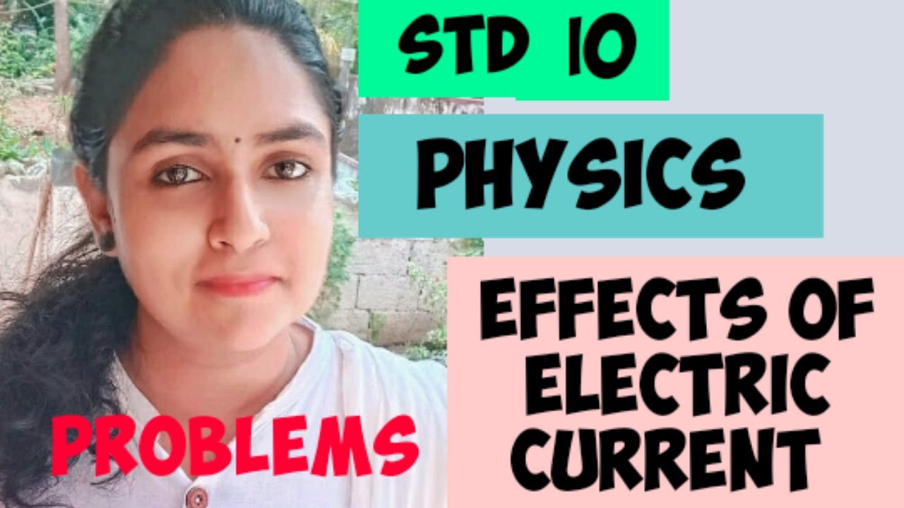 STD 10 Effects of electric current problems Malayalam