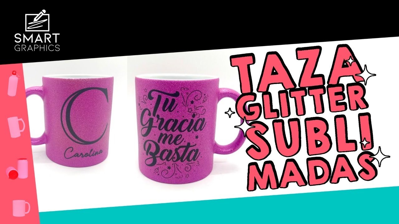 Cómo Sublimar una Taza Glitter pasos a paso 