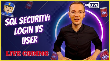 🛢 LIVE CODING | SQL Server Security: LOGIN vs USER 🤯 Q&A: 2-minute SQL for #JuniorDBA