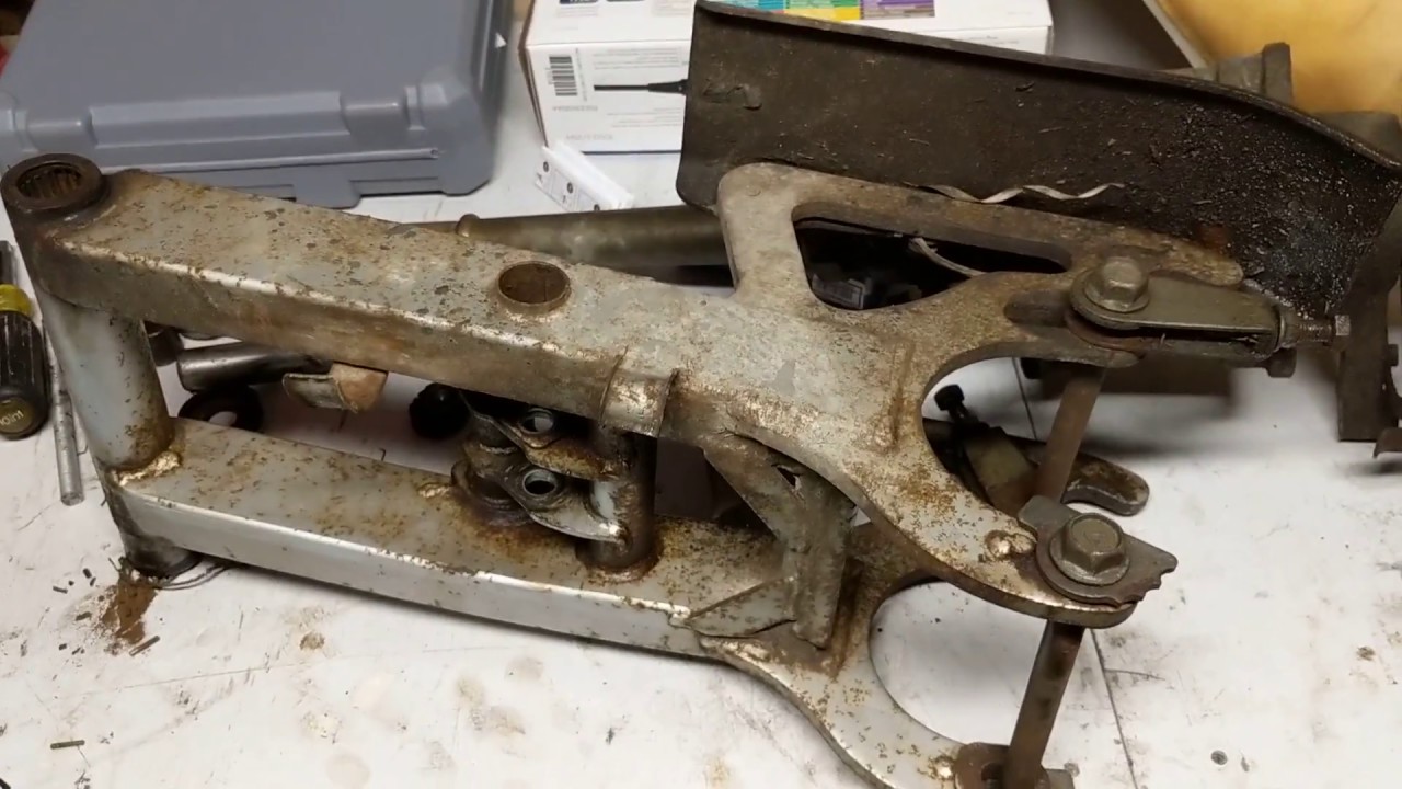 Suzuki lt230e swingarm bolt removal part 2 YouTube