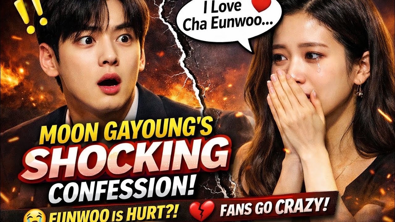 Cha Eunwoo SHOCKED by Moon Gayoung’s Confession About Him — Fans Go HYSTERICAL 😱💔  