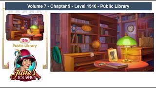 June's Journey - Volume 7 - Chapter 9 - Level 1516 - Public Library (Complete Gameplay, in order.