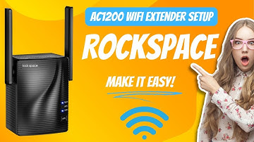 Rockspace AC1200 WiFi Extender Setup | Connect Extender To WiFi Network