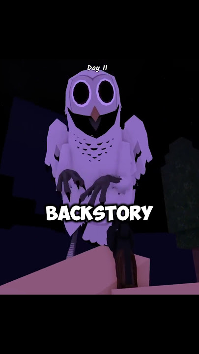 What is the backstory of the owl monster? #99nightintheforest #roblox #gaming