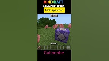 #minecraftCommands mob spawner with command block