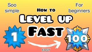 How to LEVEL UP FAST ⬆️ - Crash of Cars