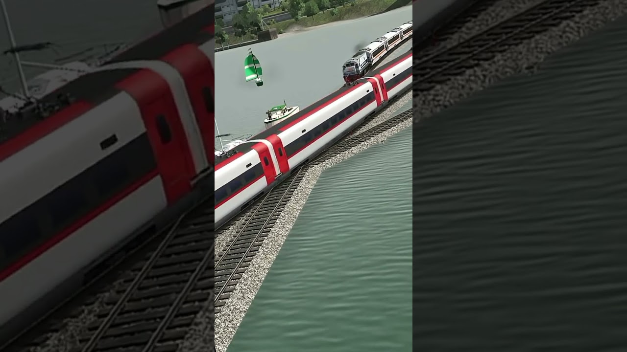 High-speed train escapes fatal collision with long-distance train 