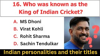 Guess the Indian Personalities & their titles Part -1 Can You Name Them All? #quiz #riddles #india