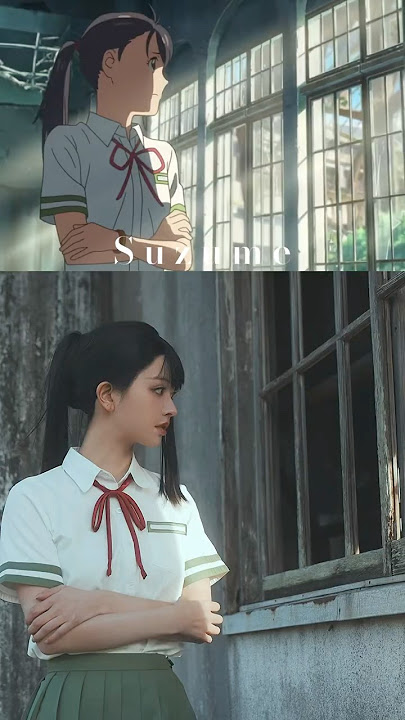 Recreating Suzume in real life! #cosplay #anime #japan