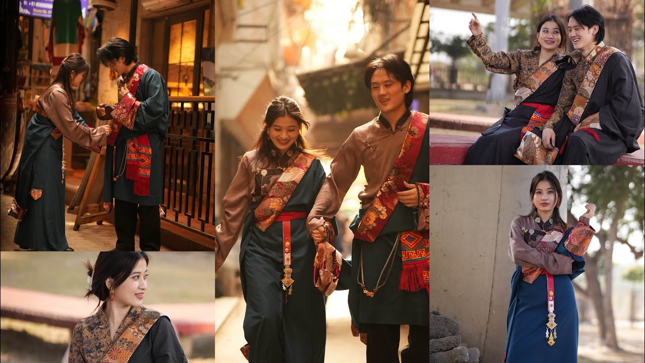 beautiful beginnings ✨ Norwang Attire BTS edition 🎬✨🤍#tibetan #norwangattire #newyear2026 