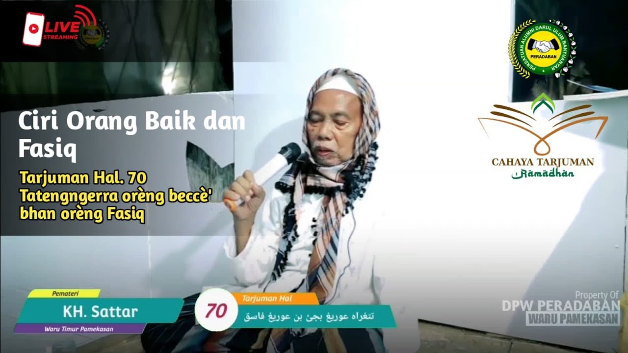 Fasik #CTR 10: Ciri Orang Baik dan Fasik - YouTube