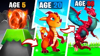 Evolving BABY FIRE DRAGON in ROBLOX! screenshot 5