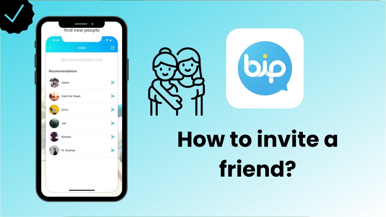 How to invite a friend in BiP?
