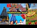 Kapaleeshwarar temple mylapore chennai  shiva temple  huge god idol market  partho dey vlogs