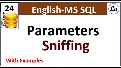 Sql Parameter Sniffing