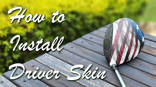 ParSkins Golf Club Driver Skin Install Video DIY Tutorial