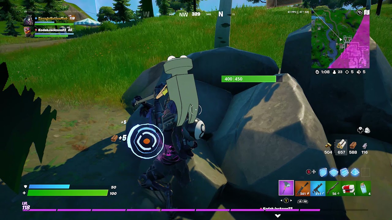 Fortnite "Grave Feather" Skin Gameplay (No Commentary)